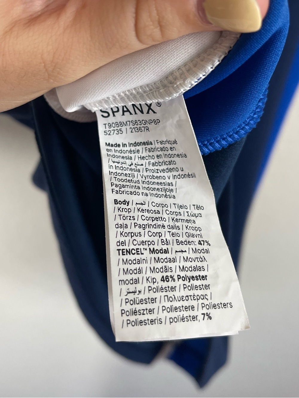 Spanx Air Essentials Colorblock Mini T-Shirt Dress Size Medium - Picture 7 of 8